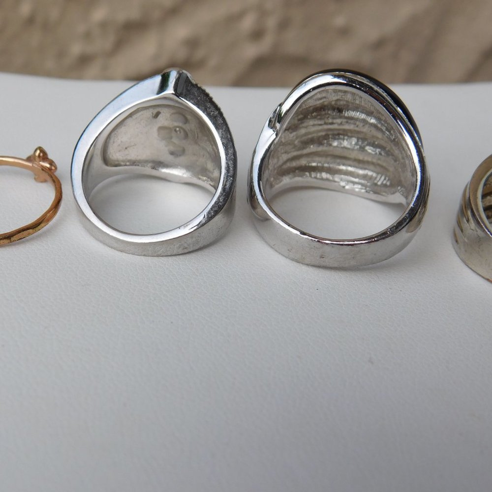 Vintage Lot of Six Rings includes lia sophia and Kiam Family - Picture 8 of 10